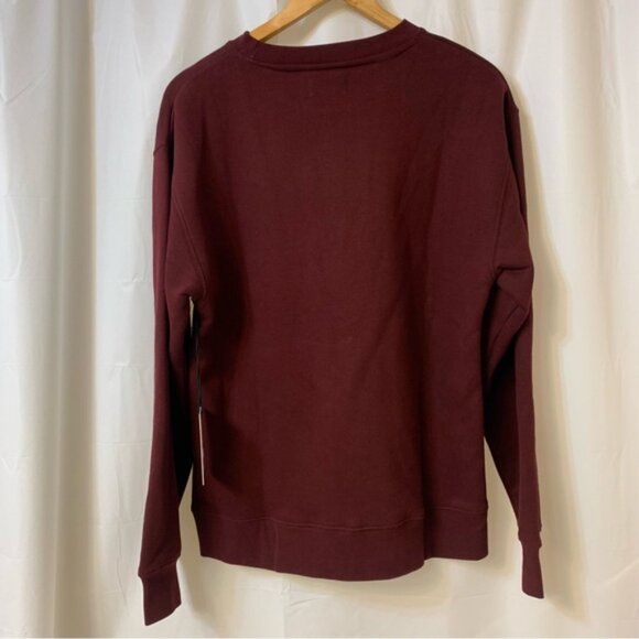 Brunette The Label Core Crew BLONDE Winetasting Burgundy S/M NWT - Picture 8 of 11